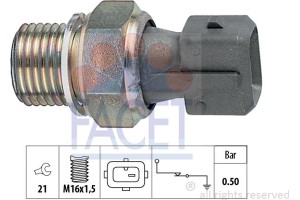 Facet Διακόπτης Πίεσης Λαδιού - 7.0116