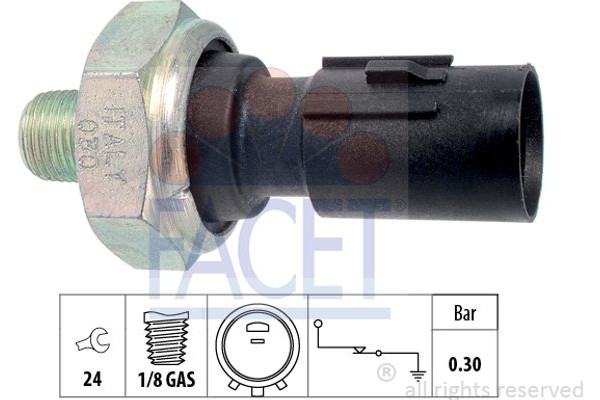 Facet Διακόπτης Πίεσης Λαδιού - 7.0195