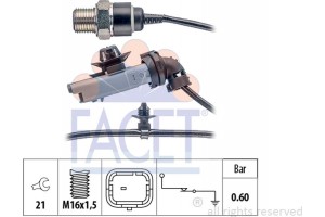 Facet Διακόπτης Πίεσης Λαδιού - 7.0199