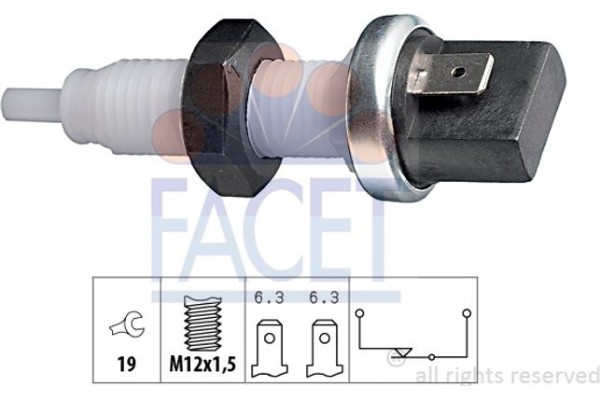 Facet Διακόπτης Των Φώτων Φρένων - 7.1000