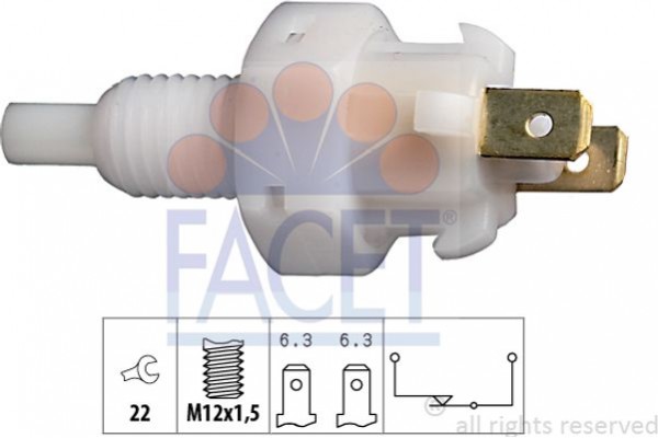 Facet Διακόπτης Των Φώτων Φρένων - 7.1004