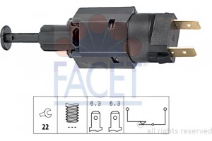 Facet Διακόπτης Των Φώτων Φρένων - 7.1050