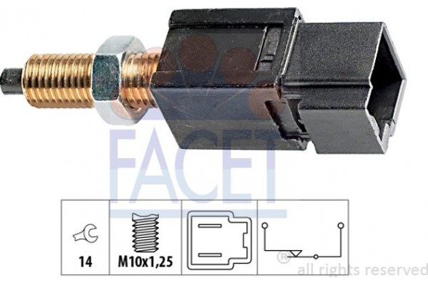Facet Διακόπτης Των Φώτων Φρένων - 7.1052