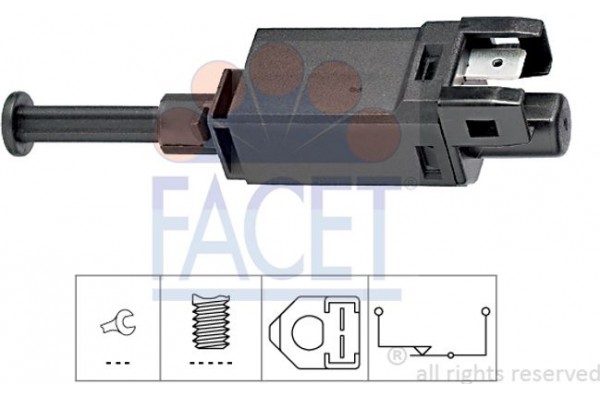 Facet Διακόπτης Των Φώτων Φρένων - 7.1055