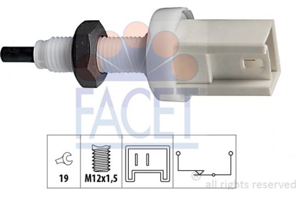 Facet Διακόπτης Των Φώτων Φρένων - 7.1066
