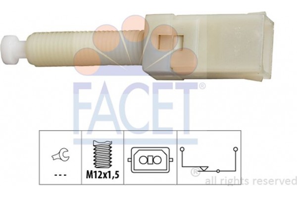 Facet Διακόπτης Των Φώτων Φρένων - 7.1087