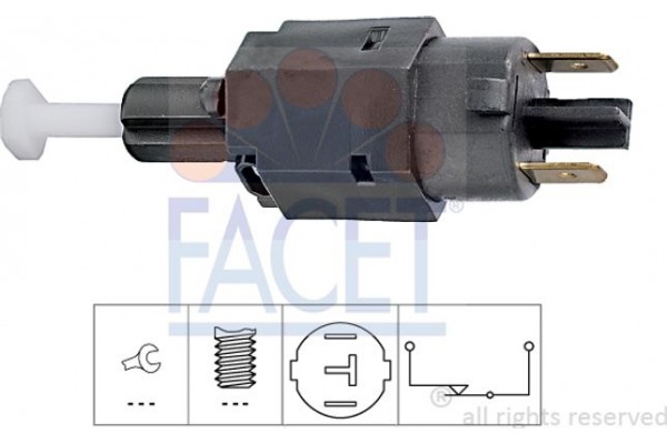 Facet Διακόπτης Των Φώτων Φρένων - 7.1098