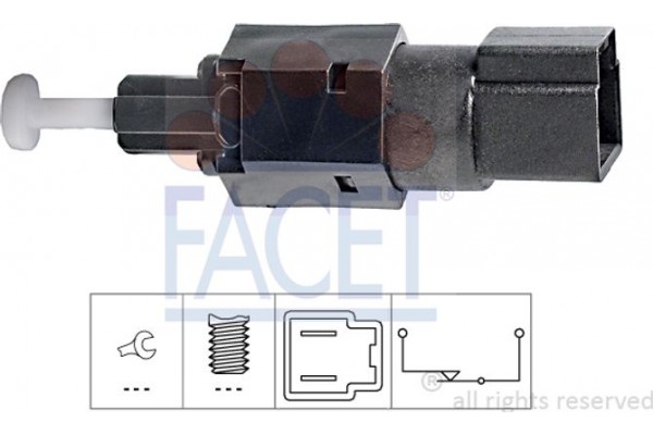 Facet Διακόπτης Των Φώτων Φρένων - 7.1104