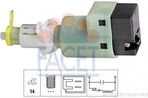 Facet Διακόπτης Των Φώτων Φρένων - 7.1107