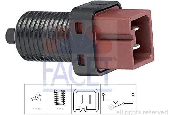 Facet Διακόπτης Των Φώτων Φρένων - 7.1132