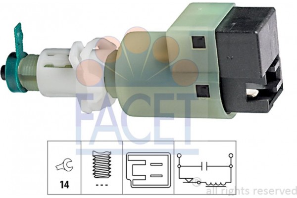 Facet Διακόπτης Των Φώτων Φρένων - 7.1145