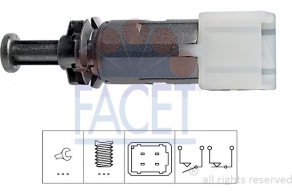 Facet Διακόπτης Των Φώτων Φρένων - 7.1149
