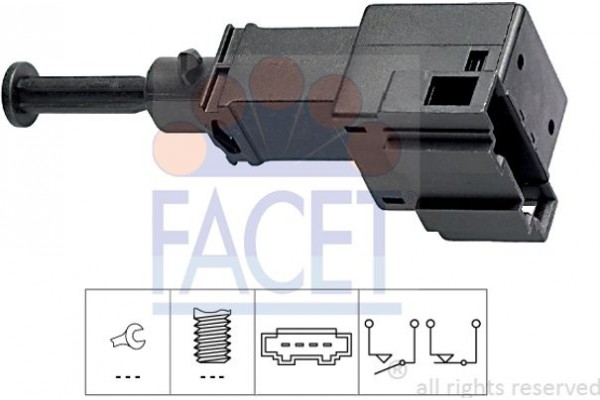 Facet Διακόπτης Των Φώτων Φρένων - 7.1151