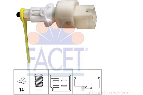 Facet Διακόπτης Των Φώτων Φρένων - 7.1153