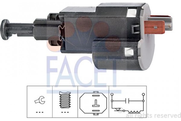 Facet Διακόπτης Των Φώτων Φρένων - 7.1155