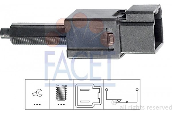 Facet Διακόπτης Των Φώτων Φρένων - 7.1165