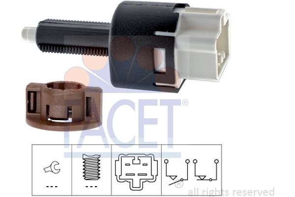 Facet Διακόπτης Των Φώτων Φρένων - 7.1177