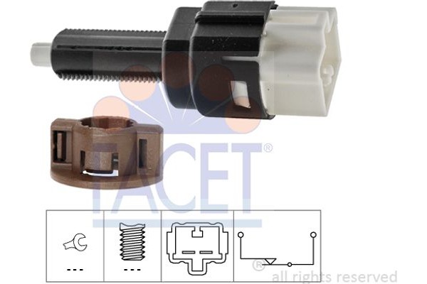 Facet Διακόπτης Των Φώτων Φρένων - 7.1178