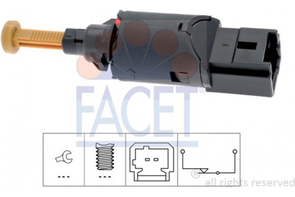 Facet Διακόπτης Των Φώτων Φρένων - 7.1194