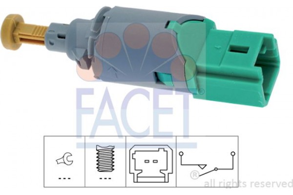 Facet Διακόπτης Των Φώτων Φρένων - 7.1223
