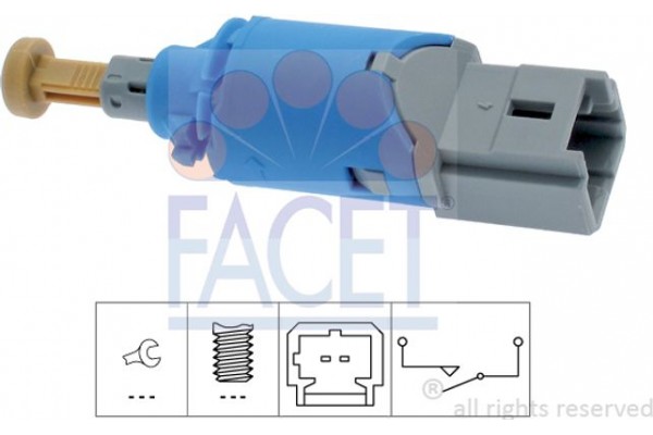 Facet Διακόπτης Των Φώτων Φρένων - 7.1224