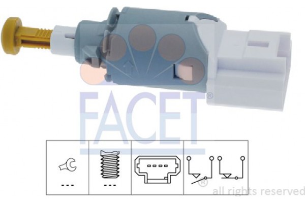 Facet Διακόπτης Των Φώτων Φρένων - 7.1225