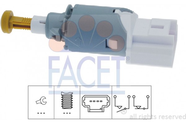 Facet Διακόπτης Των Φώτων Φρένων - 7.1225