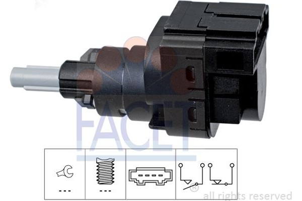 Facet Διακόπτης Των Φώτων Φρένων - 7.1228