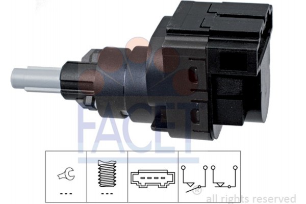 Facet Διακόπτης Των Φώτων Φρένων - 7.1228
