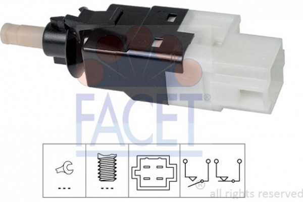 Facet Διακόπτης Των Φώτων Φρένων - 7.1252