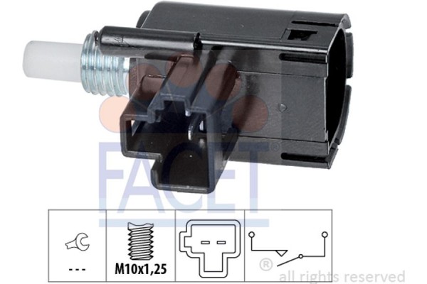 Facet Διακόπτης Των Φώτων Φρένων - 7.1257
