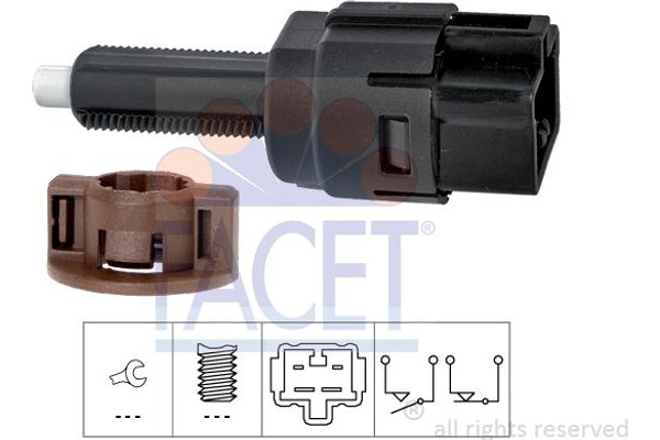 Facet Διακόπτης Των Φώτων Φρένων - 7.1261