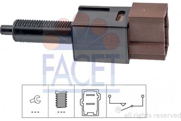 Facet Διακόπτης Των Φώτων Φρένων - 7.1265