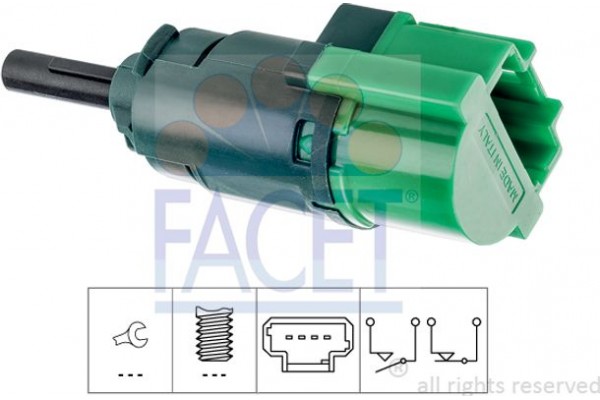 Facet Διακόπτης Των Φώτων Φρένων - 7.1283