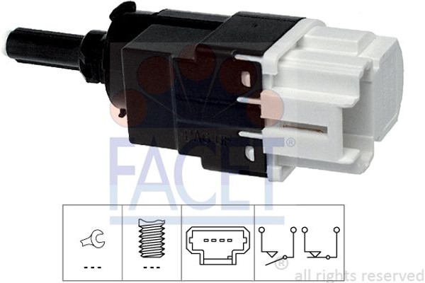 Facet Διακόπτης Των Φώτων Φρένων - 7.1292