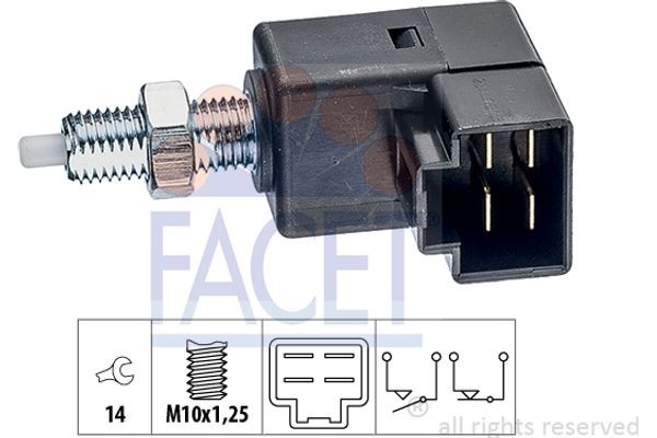 Facet Διακόπτης Των Φώτων Φρένων - 7.1294