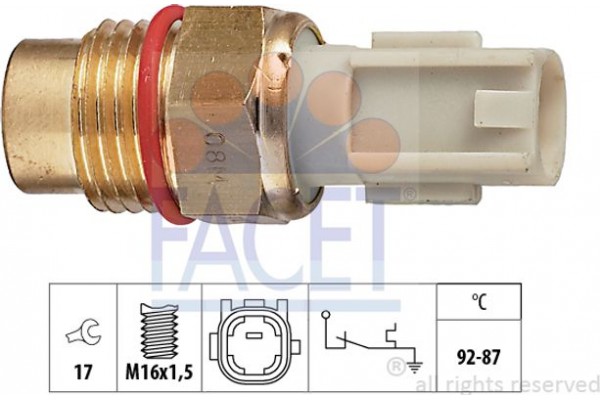 Facet Θερμικός διακόπτης, Βεντιλατέρ Ψυγείου - 7.5198