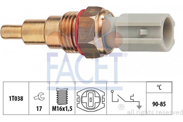 Facet Θερμικός διακόπτης, Βεντιλατέρ Ψυγείου - 7.5205