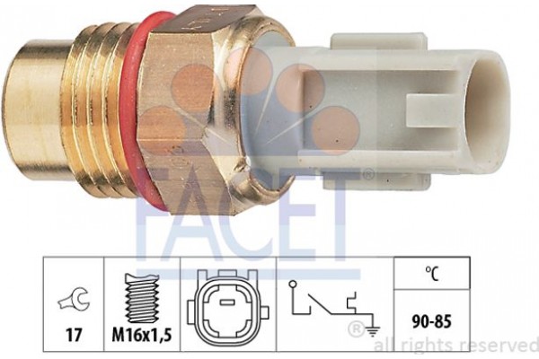 Facet Θερμικός διακόπτης, Βεντιλατέρ Ψυγείου - 7.5223