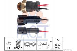 Facet Θερμικός διακόπτης, Βεντιλατέρ Ψυγείου - 7.5610