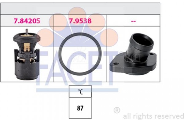 Facet Θερμοστάτης, Ψυκτικό Υγρό - 7.8559K