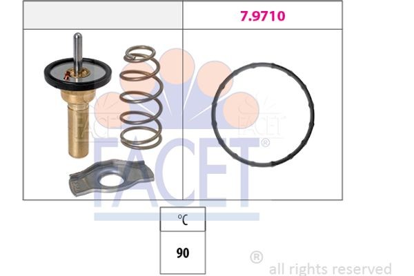 Facet Θερμοστάτης, Ψυκτικό Υγρό - 7.8774