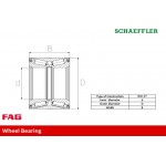 Fag Σετ Ρουλεμάν Τροχών - 713 6301 80 Fag Σετ Ρουλεμάν Τροχών - 713 6301 80