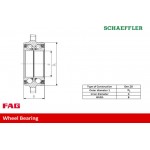 Fag Σετ Ρουλεμάν Τροχών - 713 6104 30