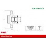 Fag Σετ Ρουλεμάν Τροχών - 713 6104 90