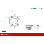 Fag Σετ Ρουλεμάν Τροχών - 713 6186 80