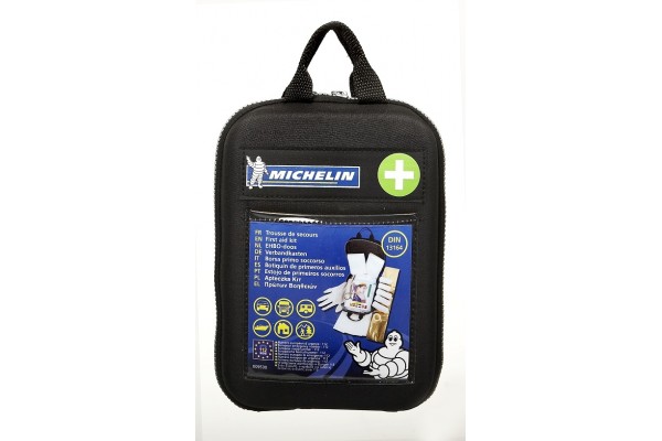 Michelin Φαρμακείο Αυτοκινήτου Τσαντάκι DIN 13164 με εξοπλισμό κατάλληλο για πρώτες βοήθειες / εγκαύματα