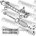 Febest Ακρόμπαρο - 0121-ZZE120L