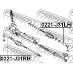 Febest Ακρόμπαρο - 0221-J31LH