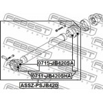 Febest Άξονας Μετάδοσης κίνησης, Μετάδοση Κίνησης Άξονα - ASSZ-PSJB420